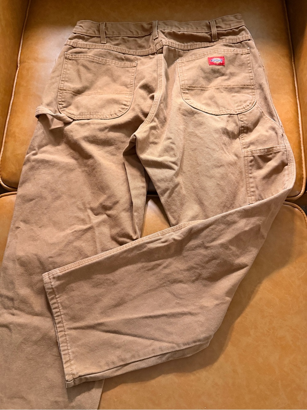 Dickies Men’s Camel Brown Carpenter Cargo Jean Pants